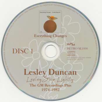 3CD Lesley Duncan: Lesley Step Lightly: The GM Recordings Plus 1974-1982