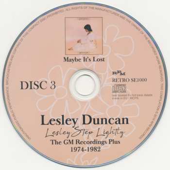 3CD Lesley Duncan: Lesley Step Lightly: The GM Recordings Plus 1974-1982