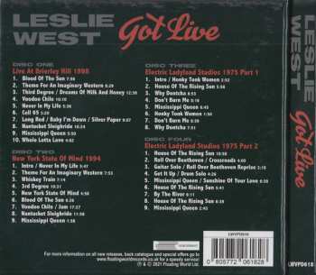 4CD/Zestaw pudełkowy Leslie West: Got Live