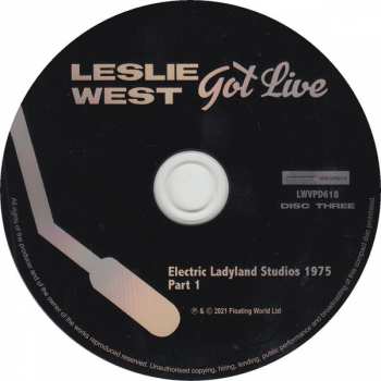 4CD/Zestaw pudełkowy Leslie West: Got Live