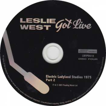 4CD/Zestaw pudełkowy Leslie West: Got Live