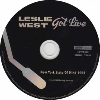 4CD/Zestaw pudełkowy Leslie West: Got Live