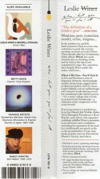 CD Leslie Winer: When I Hit You - You'll Feel It