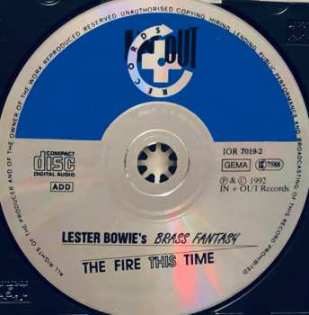 CD Lester Bowie's Brass Fantasy: The Fire This Time