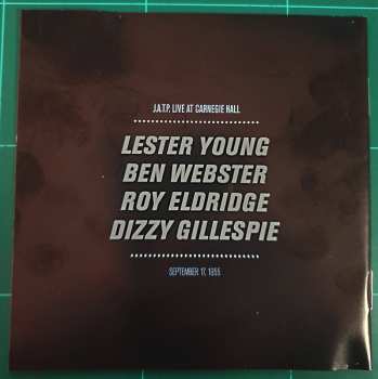 2CD Dizzy Gillespie: J.A.T.P. Live At Carnegie Hall September 17, 1955