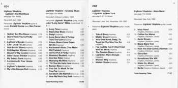 2CD Lightnin' Hopkins: Four Classic Albums