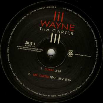 2LP Lil Wayne: Tha Carter III (Vol.1)