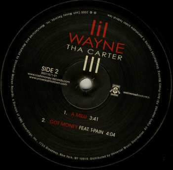2LP Lil Wayne: Tha Carter III (Vol.1)