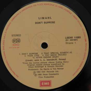 LP Limahl: Don't Suppose