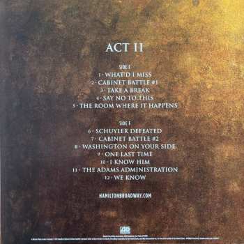 4LP/Zestaw pudełkowy Lin-Manuel Miranda: Hamilton (Original Broadway Cast Recording)