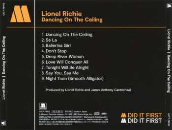 CD Lionel Richie: Dancing On The Ceiling LTD