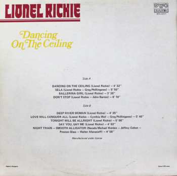 LP Lionel Richie: Dancing On The Ceiling