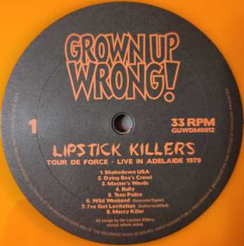 LP The Lipstick Killers: Tour De Force (Live In Adelaide 1979)