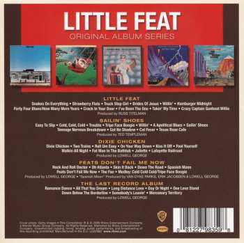 5CD/Zestaw pudełkowy Little Feat: Original Album Series