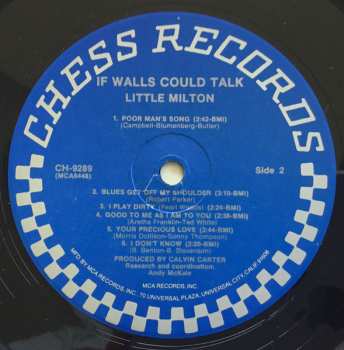 LP Little Milton: If Walls Could Talk