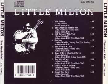 CD Little Milton: Too Much Pain…
