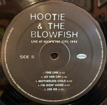 2LP Hootie & The Blowfish: Live At Nick's Fat City, 1995 LTD