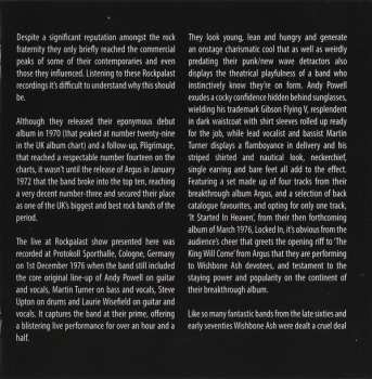 2CD/DVD Wishbone Ash: Live At Rockpalast 1976