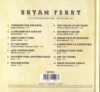 CD Bryan Ferry: Live At The Royal Albert Hall 1974