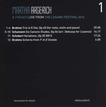 3CD/Zestaw pudełkowy Martha Argerich And Friends: Live From Lugano 2015