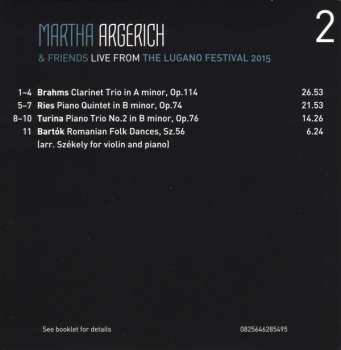 3CD/Zestaw pudełkowy Martha Argerich And Friends: Live From Lugano 2015