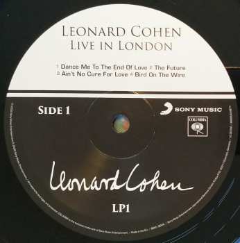 3LP Leonard Cohen: Live In London