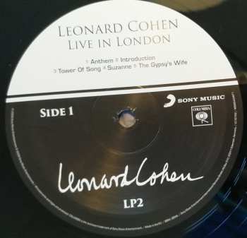 3LP Leonard Cohen: Live In London