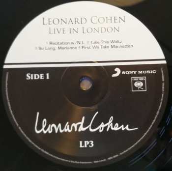 3LP Leonard Cohen: Live In London