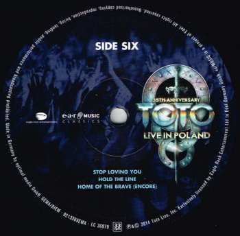 3LP Toto: Live In Poland (35th Anniversary) LTD