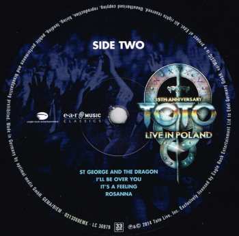 3LP Toto: Live In Poland (35th Anniversary) LTD