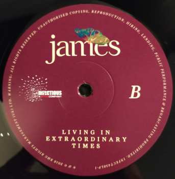 2LP James: Living In Extraordinary Times 