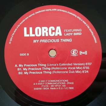 LP Llorca: My Precious Thing LTD