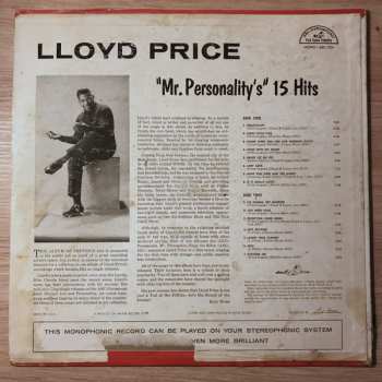 LP Lloyd Price: "Mr Personality's" 15 Hits