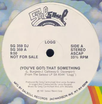 (You've Got) That Something / Dancing Into The Stars