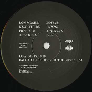 2LP Lon Moshe & Southern Freedom Arkestra: Love Is Where The Spirit Lies