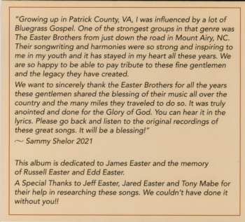 CD The Lonesome River Band: Singing Up There: A Tribute To The Easter Brothers