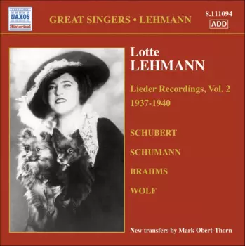 Lieder Recordings, Vol. 2 (1937-1940)