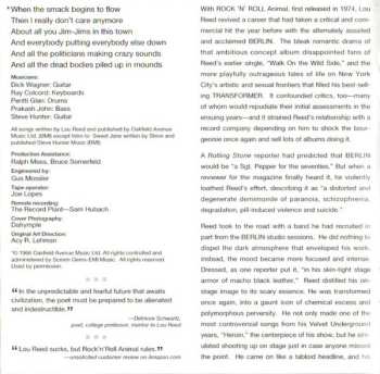 CD Lou Reed: Rock N Roll Animal