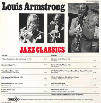 LP Louis Armstrong And His Orchestra: Jazz Classics