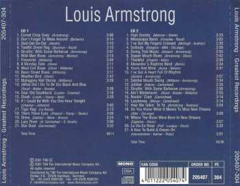 2CD Louis Armstrong: Greatest Recordings