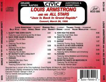 CD Louis Armstrong: Jazz Is Back In Grand Rapids