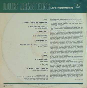 LP Louis Armstrong: Live Recording