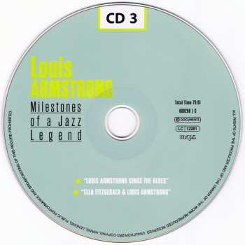 10CD/Zestaw pudełkowy Louis Armstrong: Milestones Of A Jazz Legend