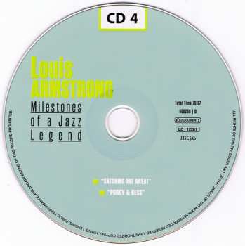 10CD/Zestaw pudełkowy Louis Armstrong: Milestones Of A Jazz Legend