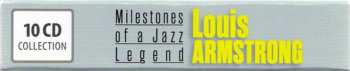 10CD/Zestaw pudełkowy Louis Armstrong: Milestones Of A Jazz Legend