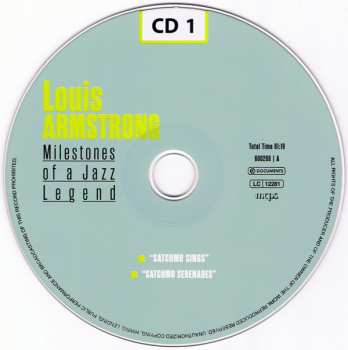 10CD/Zestaw pudełkowy Louis Armstrong: Milestones Of A Jazz Legend