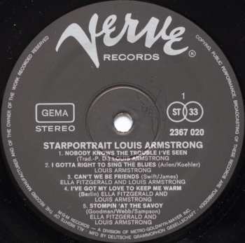 2LP/Zestaw pudełkowy Louis Armstrong: Starportrait