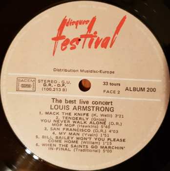 4LP/Zestaw pudełkowy Louis Armstrong: The Two Greatest Concerts