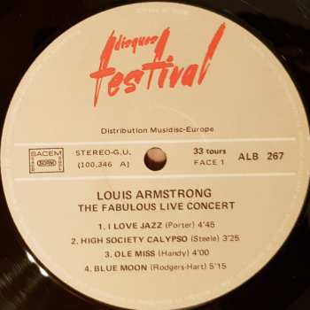 4LP/Zestaw pudełkowy Louis Armstrong: The Two Greatest Concerts