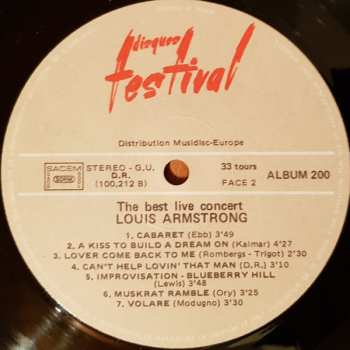 4LP/Zestaw pudełkowy Louis Armstrong: The Two Greatest Concerts